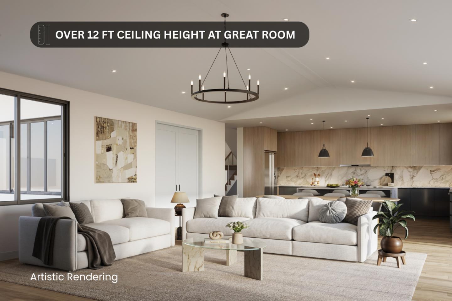 1489 Saratoga AVE - Living area