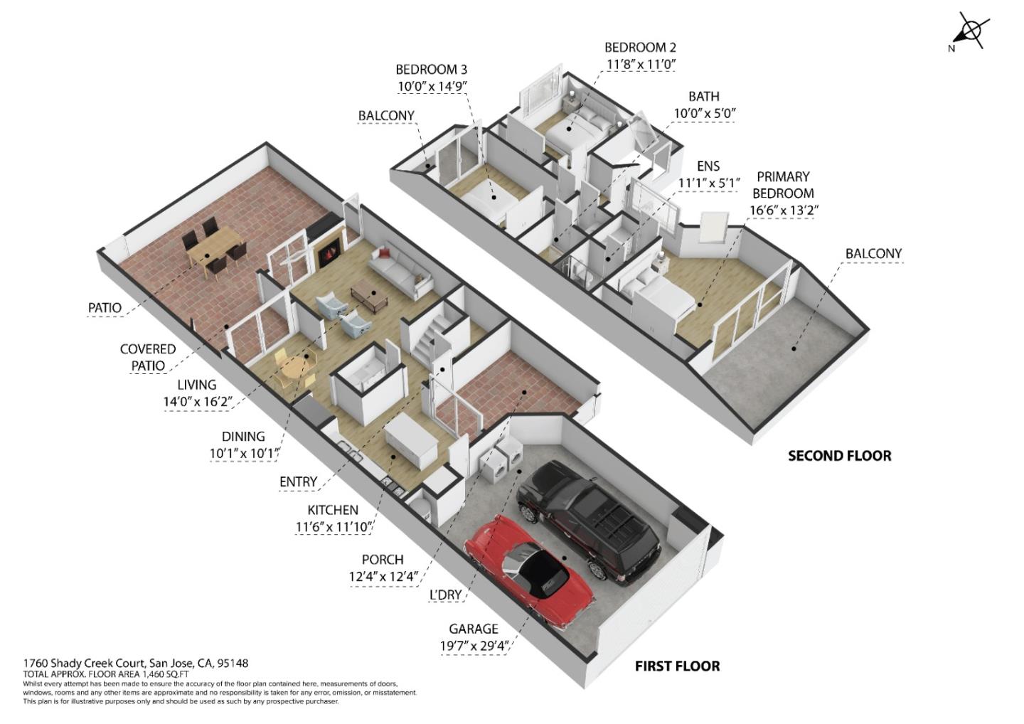 1760 Shady Creek CT - Living area
